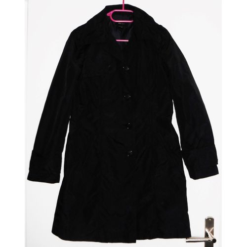 Trench Imperméable Noir. Mango. Polyamide. Taille 38