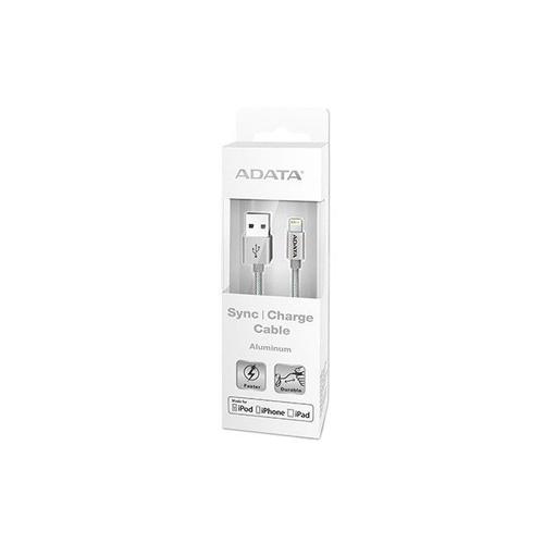 ADATA - Câble Lightning - USB mâle pour Lightning mâle - 1 m - argent