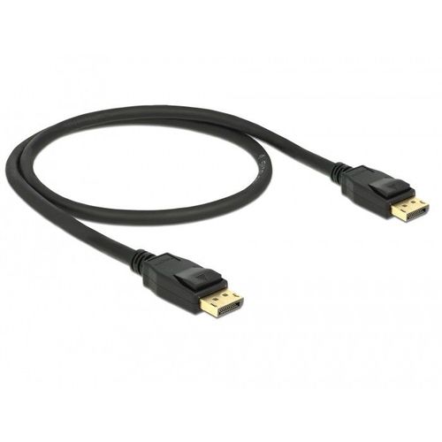 Delock - Câble DisplayPort - DisplayPort (M) pour DisplayPort (M) - DisplayPort 1.2a - 50 cm - support 4K - noir