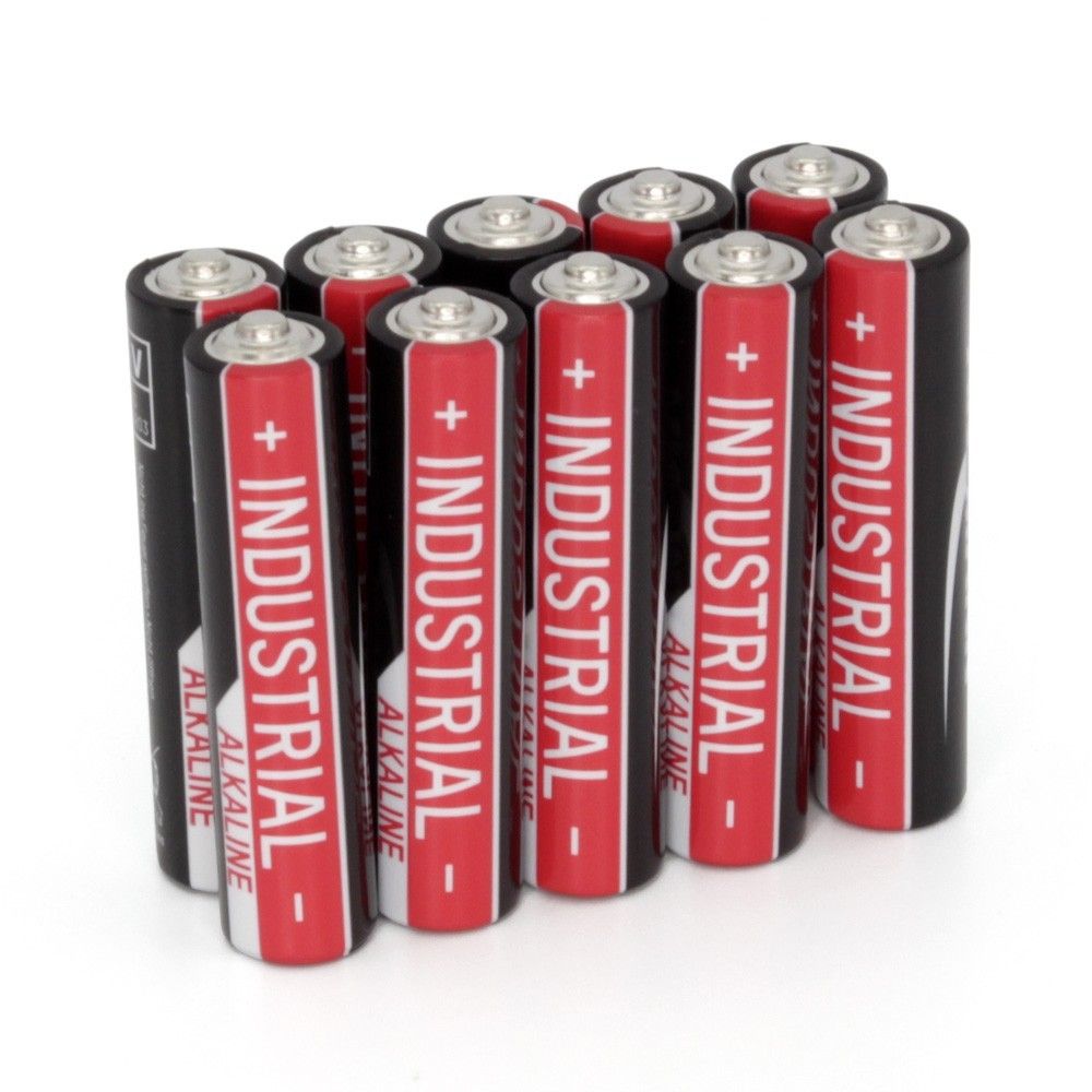 PILES LR03 ALCALINES INDUSTRIAL AAA 1.50V 1200mAh x10 ANSMANN