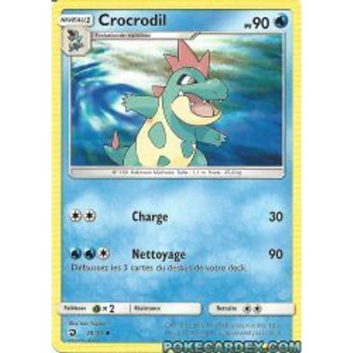 Carte Pokemon Française. Crocrodil 23/ 70 Majesté Des Dragons