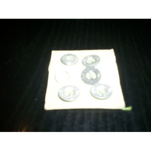 6 Boutons Équipement Militaire En Métal À Coudre