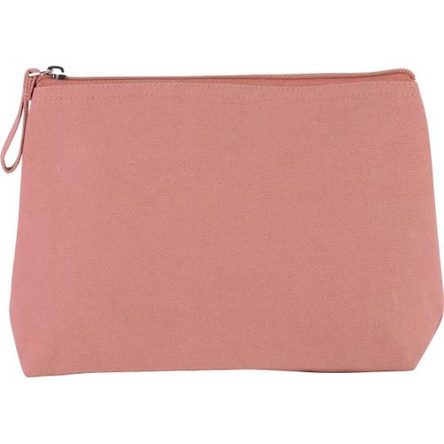 Trousse En Coton Canvas - Ki0724 - Rose Clair