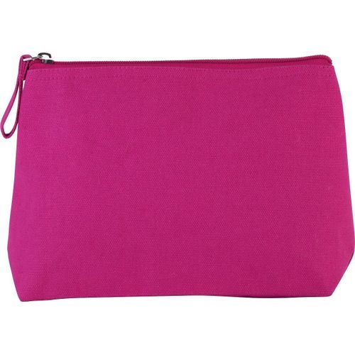Trousse En Coton Canvas - Ki0724 - Rose Fuchsia