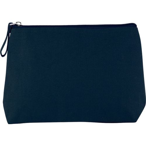 Trousse En Coton Canvas - Ki0724 - Bleu Marine