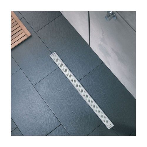 Wirquin - 185283- Express'eau Caniveau grille traits pour Douche 800 mm