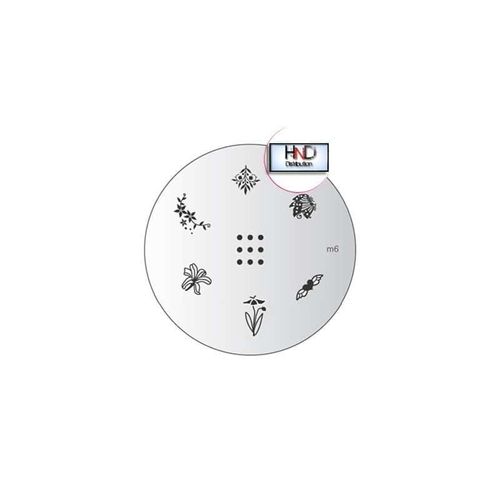 Plaque Konad M6 Officielle Pour Le Stamping Nail Art 