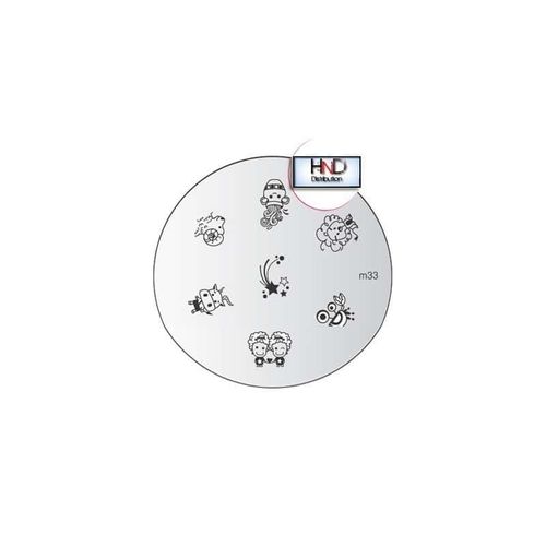 Plaque Konad M33 Officielle Pour Le Stamping Nail Art 