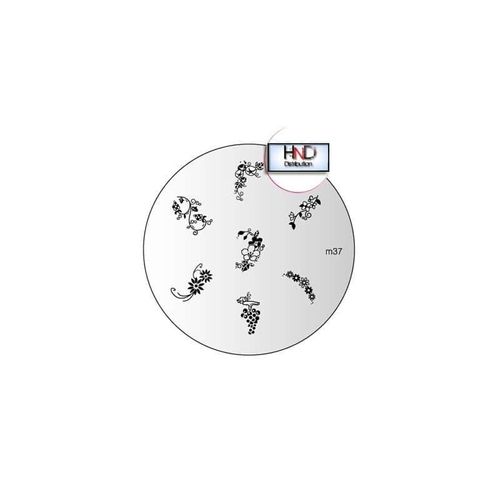 Plaque Konad M37 Officielle Pour Le Stamping Nail Art 