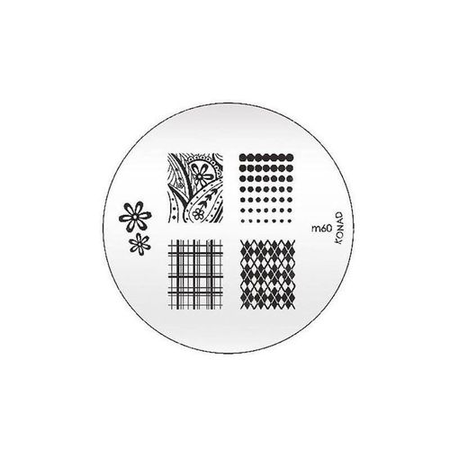 Plaque Konad M60 Officielle Pour Le Stamping Nail Art 