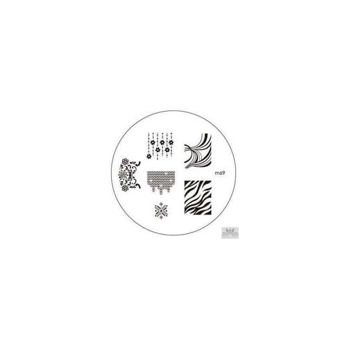 Plaque Konad M69 Officielle Pour Le Stamping Nail Art 