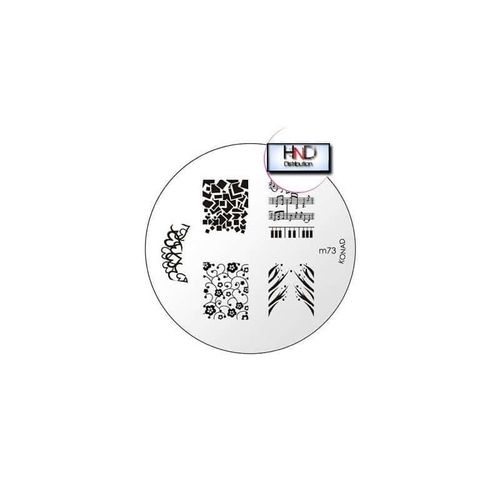 Plaque Konad M73 Officielle Pour Le Stamping Nail Art 