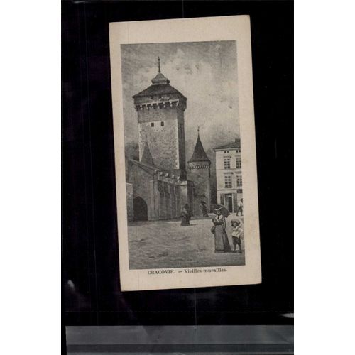 7 X 14 Cm Carte Postale En L Etat Sur Les Photos Cracovie Vieilles Murailles