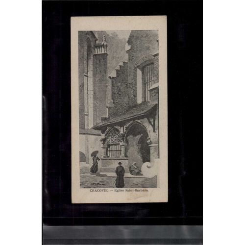 7 X 14 Cm Carte Postale En L Etat Sur Les Photos Cracovie Eglise Saint Barbara