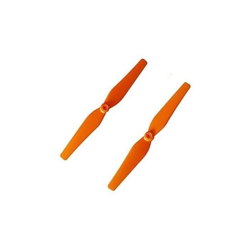 X8w-05bc - Jeu De 2 Hélices Dont Horaire Et Anti Horaire Oranges Pour Syma X8, Jamara Payload, T2m T5166, Ultradrone X48-Syma