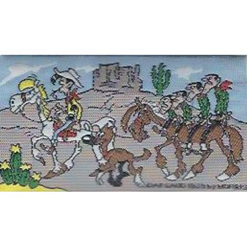 Patch Lucky Luke, Dalton, Morris, Dargaud 1989