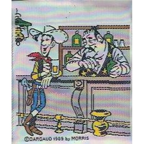 Patch Lucky Luke, Saloon, Morris, Dargaud 1989