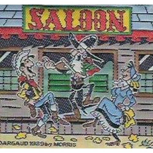 Patch Lucky Luke, Saloon, Morris, Dargaud 1989