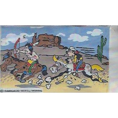 Patch Lucky Luke, Indien, Morris, Dargaud 1989