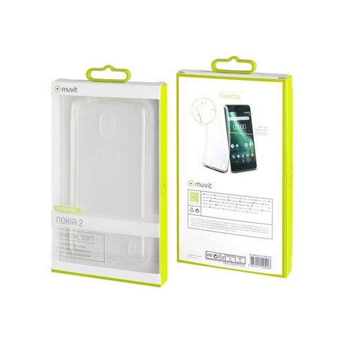 Muvit Crystal Soft - Coque De Protection Pour Téléphone Portable - Transparent - Pour Nokia 2