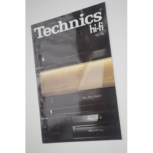 Technics Hi-Fi 1995/1996 Se-A1000 Su-C1000 Su-A900d Su-A800d Sl-Ps770a Rs Sl Sc Sb Compact Disc Portable .... - (S023)