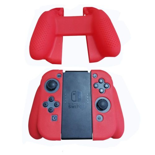 Housse Silicone Manette De Protection Pour Joy-Con De Nintendo Switch - Rouge
