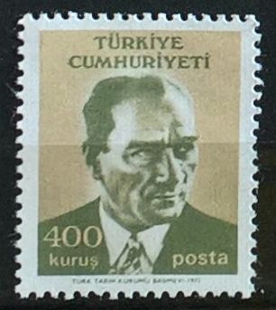 Turquie, Timbre-Poste Y & T N° 1997 Atatürk, 1971