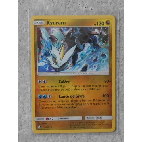 Kyurem Holo 47/70 - Sl 7.5 Majesté Des Dragons - Vf