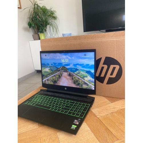 HP Pavilion Gaming Laptop 15-ec2143nf - 15.6" AMD Ryzen 5 5600H - 3.3 Ghz - Ram 16 Go - SSD 512 Go