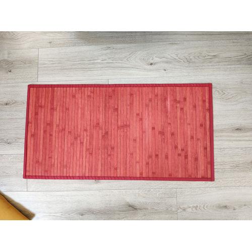 Tapis Rouge Style Bambou 98 Cm X 50 Cm