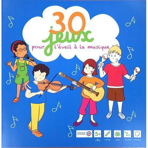 Cahier De Vacances - Cahier D'activité 30 Jeux Pour L'éveil À La Musique - Méthode Livre Éveil Musical - Montessori - Cahier Musique