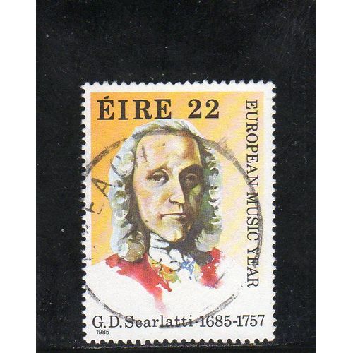 Timbre-Poste DIrlande (Année Européenne De La Musique)