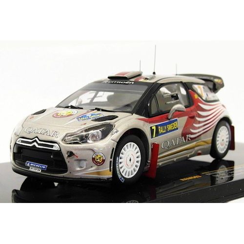 Citroen Ds3 Wrc #7 Al Attiyah Bernacchini Rally Sweden 2012 Ixo Ram503 1/43-Ixo Models