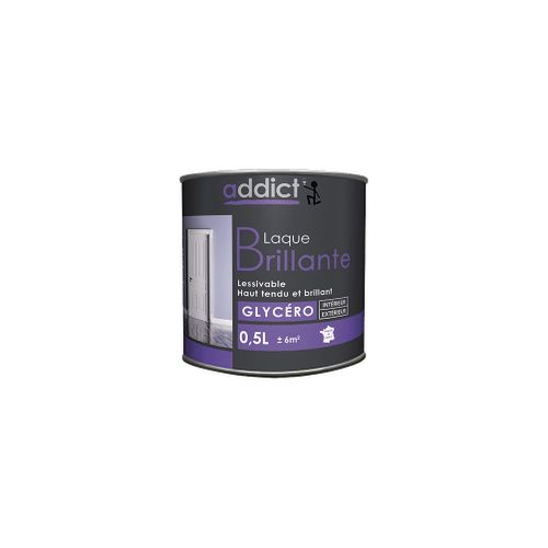 Peinture laque multicouche Brillante 0,5 L - Blanc - ADD111327 - Addict