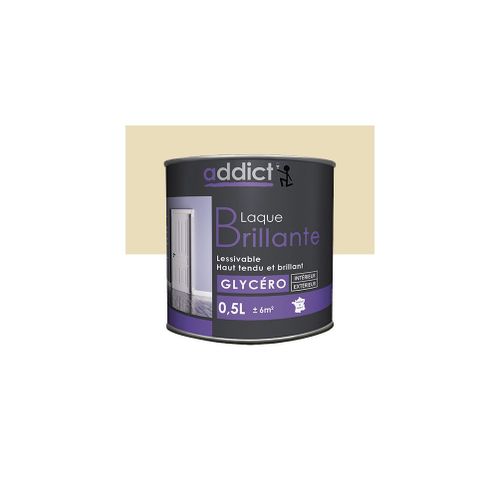 Peinture laque multicouche Brillante 0,5 L - Blanc cassé - ADD111331 - Addict