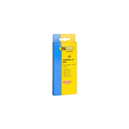 Boîte de 1000 clous en acier galvanisé en bande de type 180 L. 20 mm - TA-0360 - Tacwise