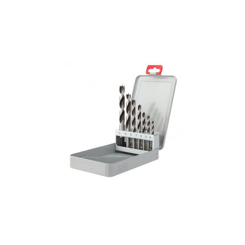Coffret métallique 7 mèches bois 3 pointes PRO D. 3, 4, 5, 6, 8, 10, 12 mm - 905D - Diager