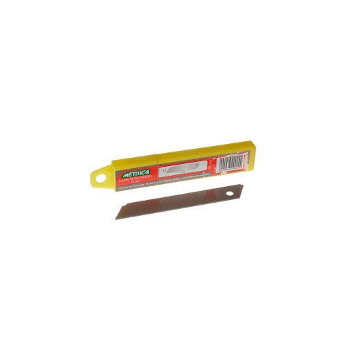 10 lames de cutter Rubber Touch L. 110 x 18 x 0,5 mm - 49024 - Metrica