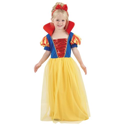 Déguisement Princesse Avec Serre-Tête Fille - Taille: Xs 3-4 Ans (92-104 Cm)