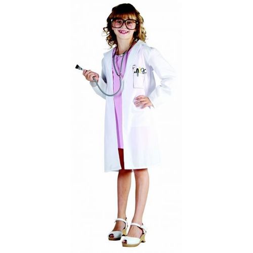 Déguisement Docteur Fille - Taille: M 7-9 Ans (120-130 Cm)
