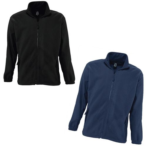 Lot 2 Gilets Polaires Zipp?S Homme - Noir Et Bleu Marine