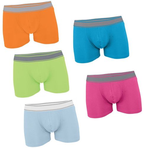 Lot 5 Boxers Shorty Homme K800 - Coton - Multicolores