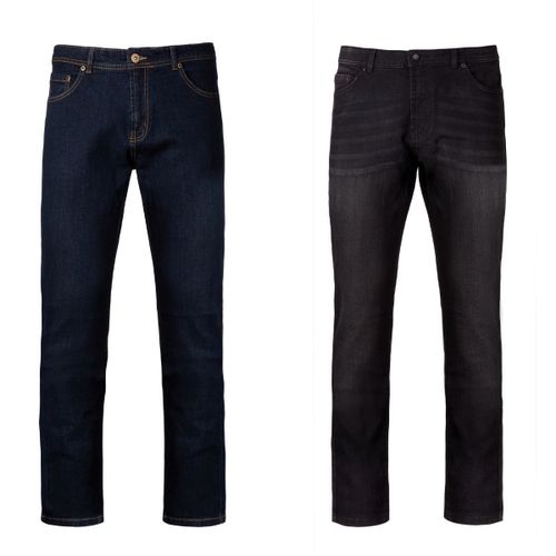 Lot 2 Pantalons Jean Pour Homme - Noir Et Bleu