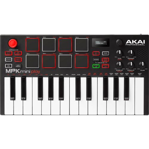 Akai Pro - Mpkminiplay - Clavier Maître 25 Mini Touches / 128 Sons
