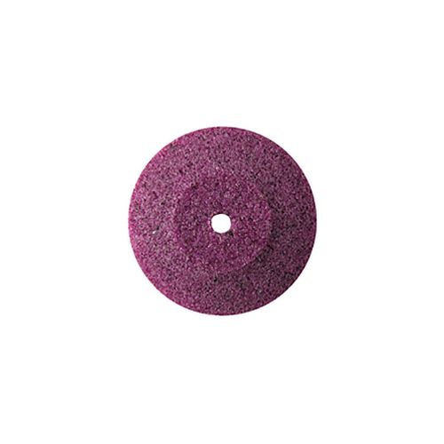 2 meules corindon rose D. 22 mm lenticulaire - M.2510 - PG Mini