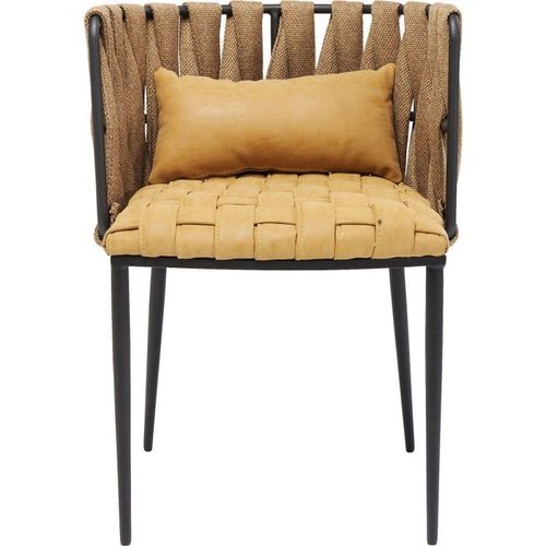 Chaise Avec Accoudoirs Cheerio Jaune Kare Design