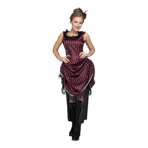 Déguisemetn De Danseuse De Salon À Rayures Pour Femme (Taille M-L)