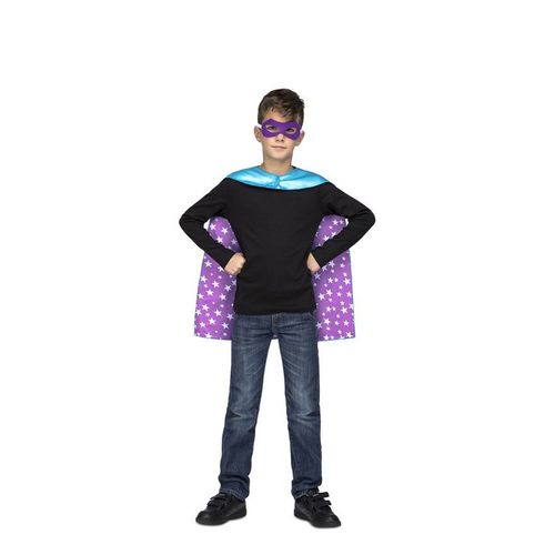 Déguisement Ou Cape De Super-Héros Bleu Pour Enfant