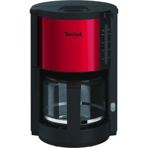 Tefal CM310511 - Cafetière - 15 tasses - noir/inox/rouge