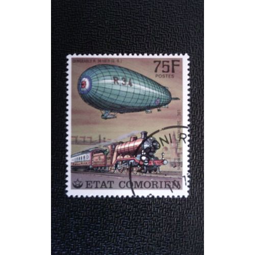 Timbre Comores Yt 182 R.34, Southern Belle 1977